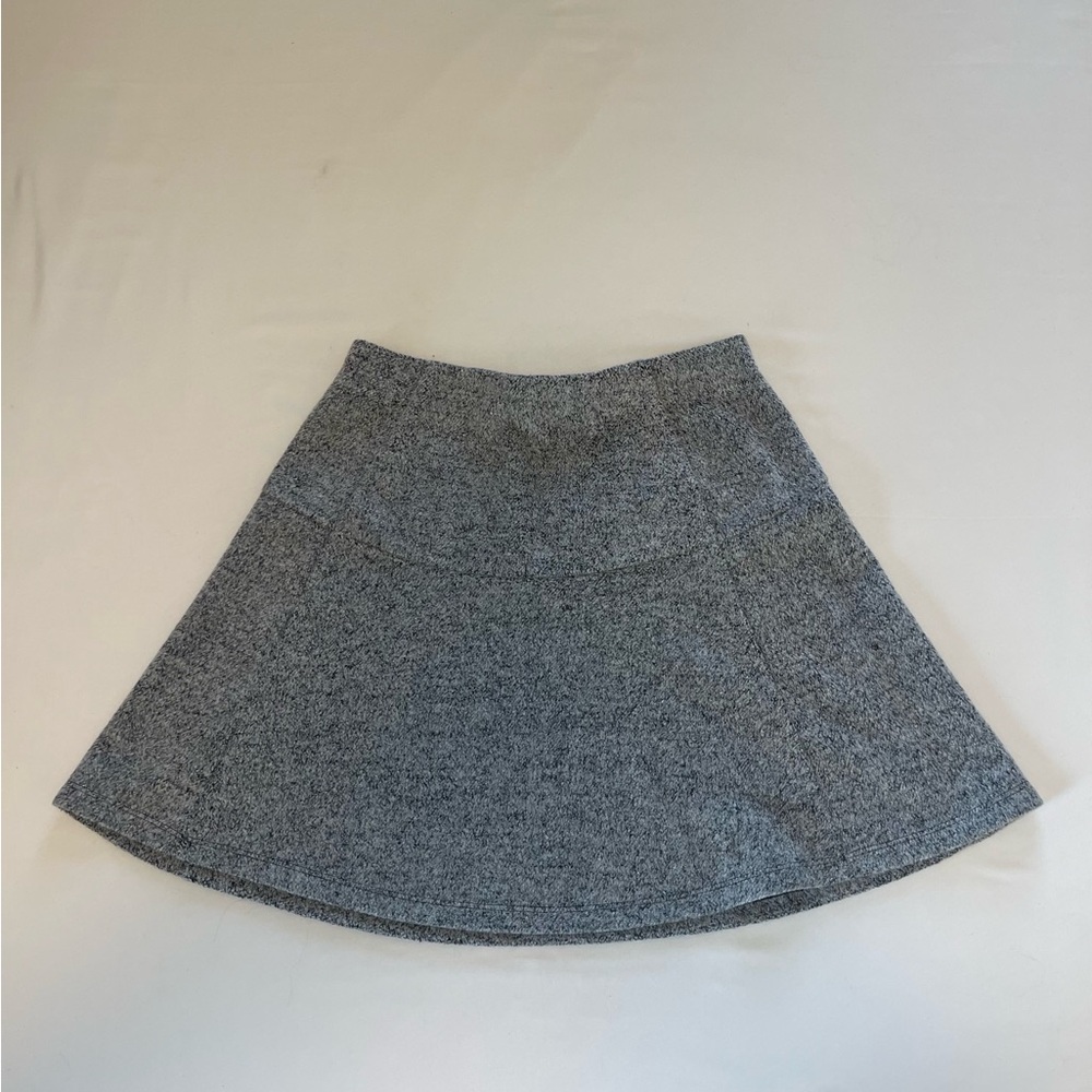 LOFT Gray A-Line Mini Skirt for Casual Wear